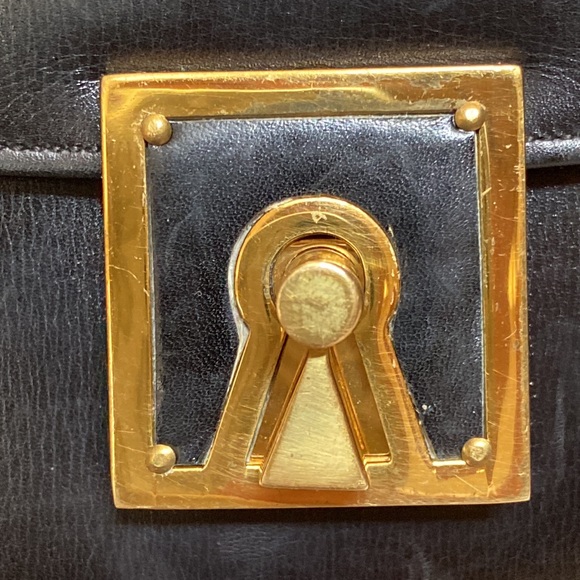 vintage henry birks & sons leather handbag - Picture 15 of 16